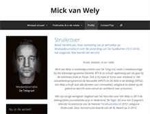 Tablet Screenshot of mickvanwely.nl